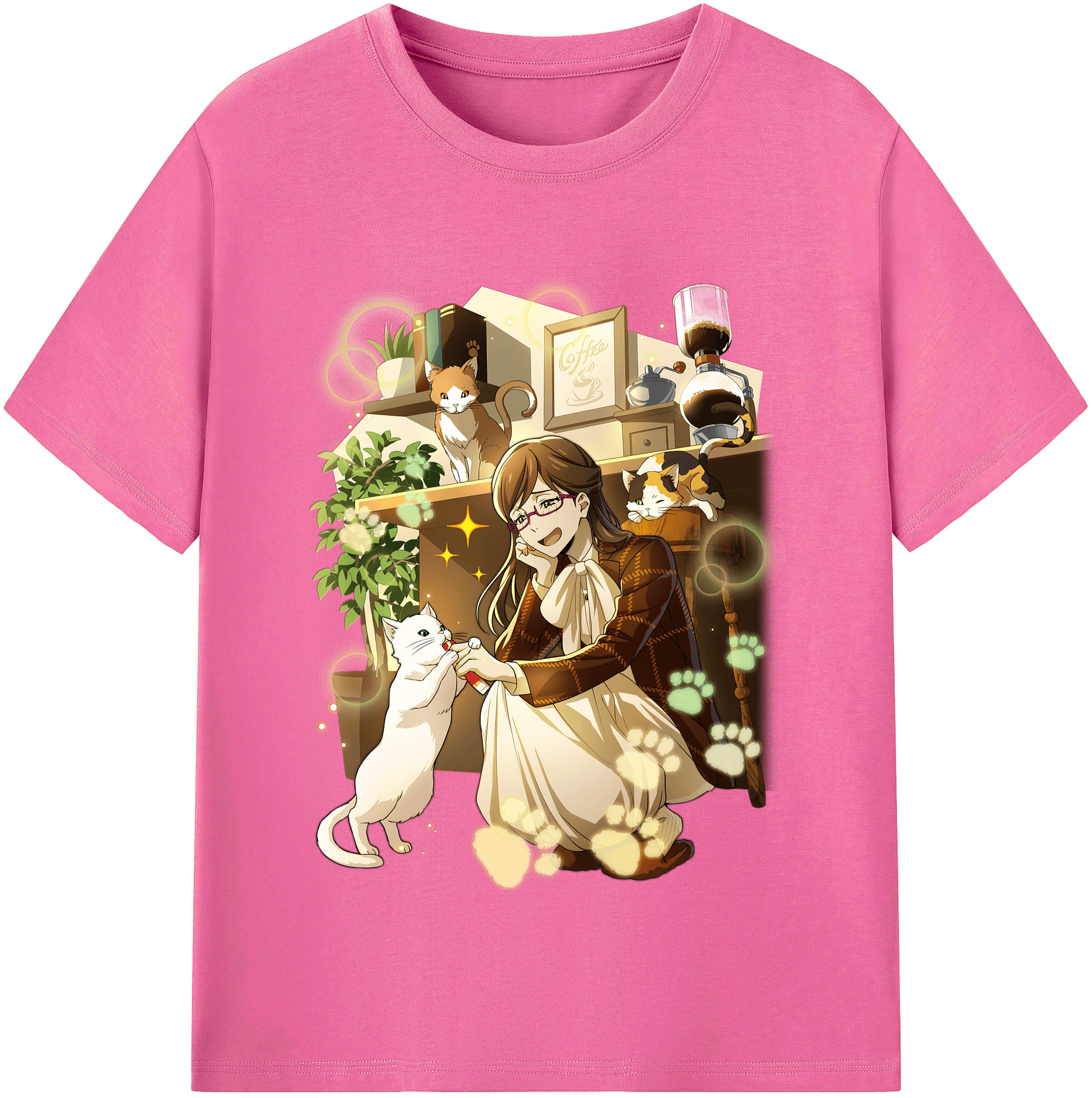 （画像用） 文豪ストレイドッグス Bungo Stray Dogs レディースカジュアルプリントTシャツ（綿100％）